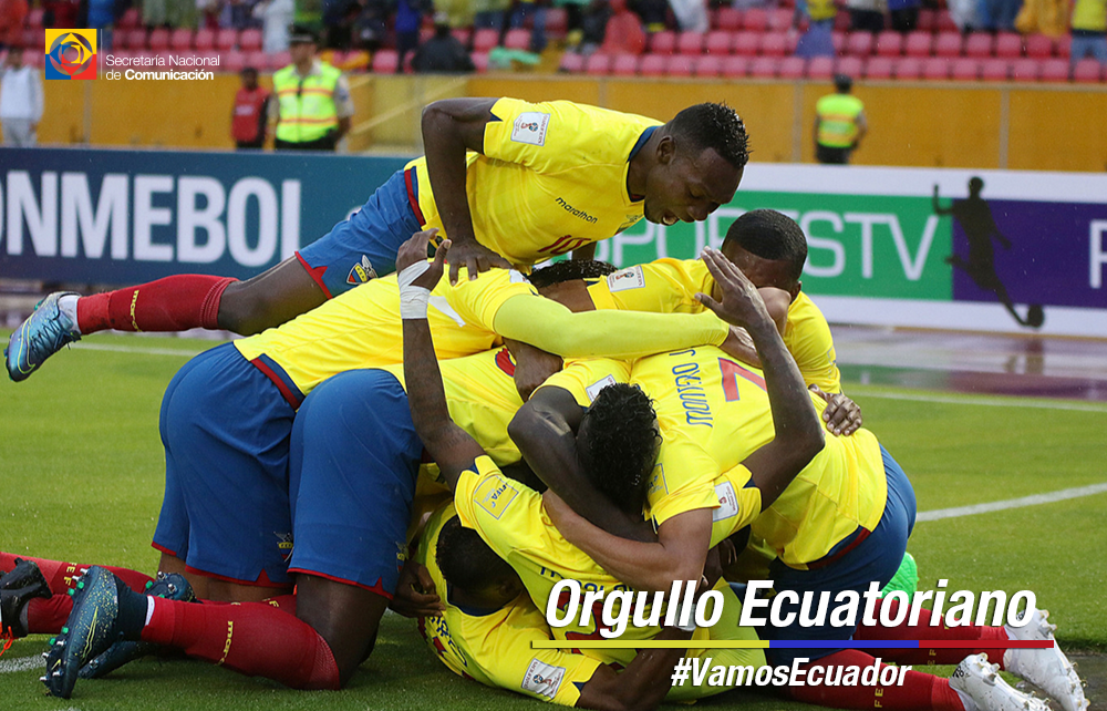 ComunicacionEc's tweet photo. Gracias Tricolor, ¡Sí se pudo!  #VamosEcuador https://t.co/uoute8QDUO