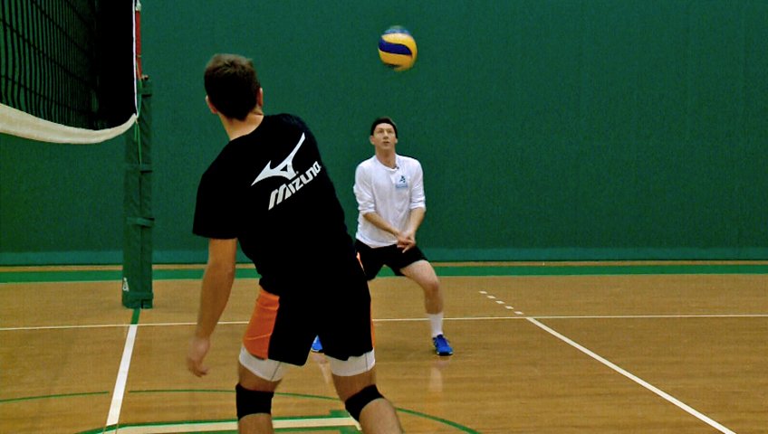 ctvsaskatoon's tweet photo. Maybe volleyball is @PatMckayCTV's thing.... Maybe it's not. Here's a new Huskies Challenge https://t.co/y87RJSddTK https://t.co/BD7MpkYXuO