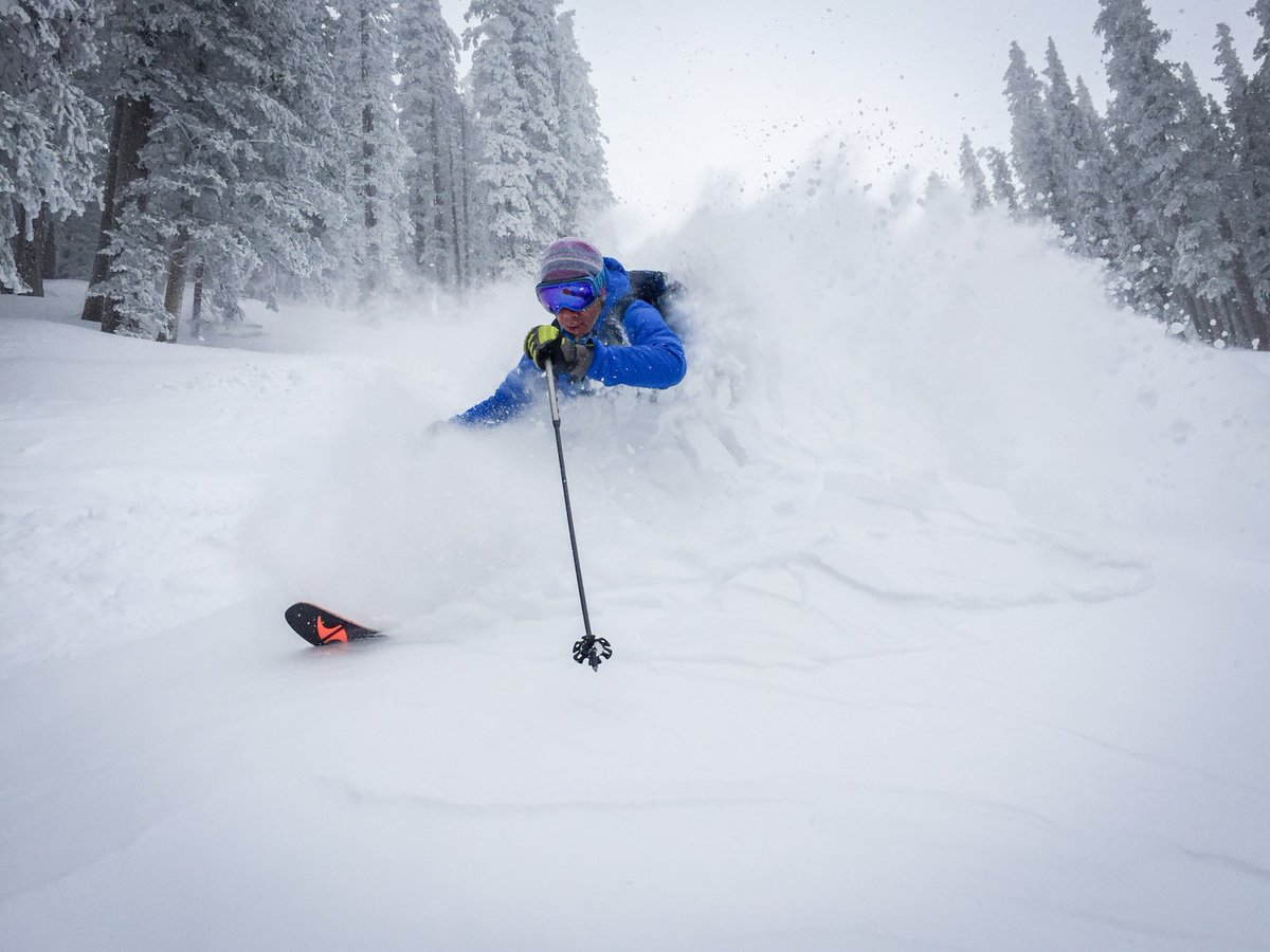 outsidemagazine's tweet image. Godzilla El Niño REALLY landed in Santa Fe—here are Outside staffers crushing pre-work! (Photos: @jakobschiller)