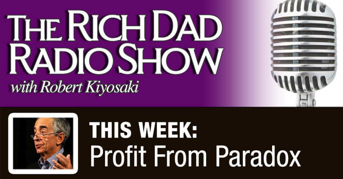 theRealKiyosaki's tweet photo. Rich Dad Radio Show: "Profit From Paradox" with guest Dr. Barry Schwartz. Listen:  https://t.co/zxhPf9vqhC #richdad https://t.co/8EibEsgpRb
