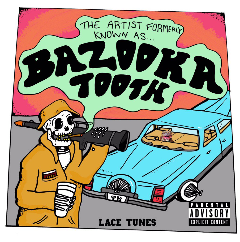 Lace956's tweet photo. The Artist Formerly Known As Bazookatooth album artwork #TAFKAB #Bazookatooth https://t.co/DhBxtpygGa