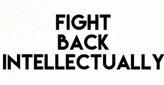 ShurkyJurky's tweet photo. Fight Intellectually. #FeelTheBern @SarahKSilverman @babesforbernie @SenSanders #Bernie2016 #Bernie45 https://t.co/7gMg1Qp2lX