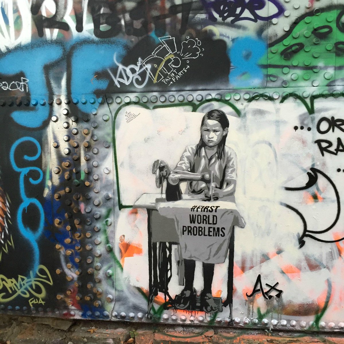 streetartnews's tweet photo. Something new from AX in Rochester, New York #streetart https://t.co/ENg2xhhQea