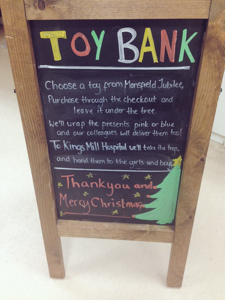 MansJubilee's tweet photo. Toy Bank collection for the local hospital 
#toybank #toycollection #kingsmillhospital #christmas #mansfieldjubilee https://t.co/Eb3oW6DtV9