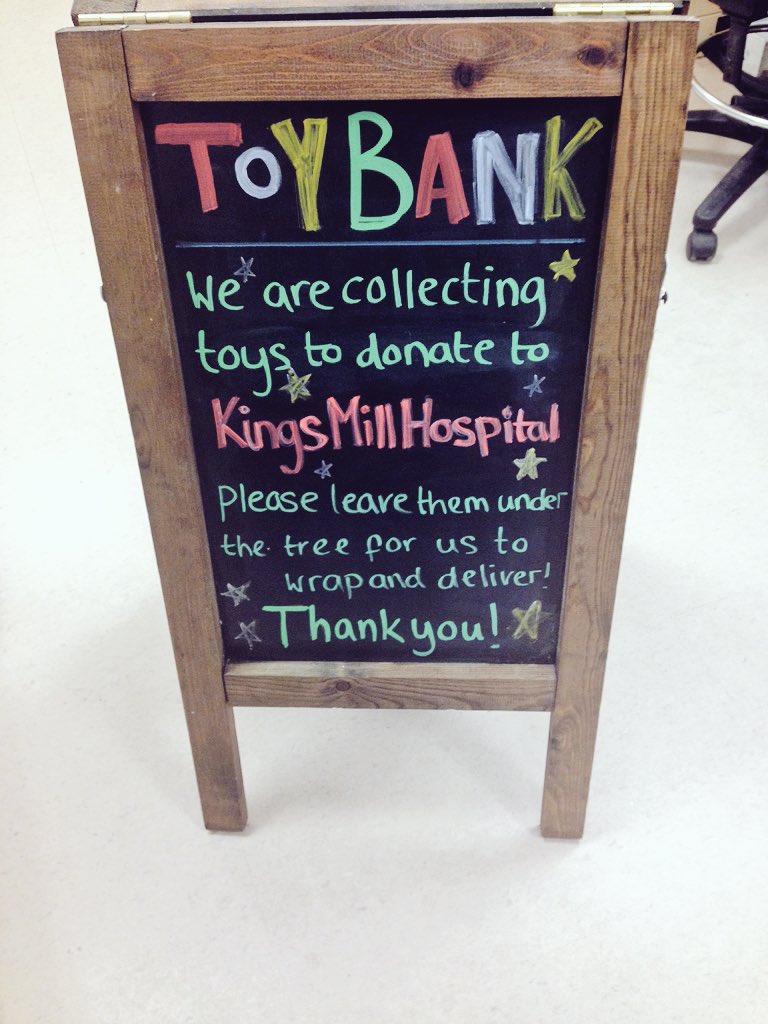 MansJubilee's tweet photo. Toy Bank collection for the local hospital 
#toybank #toycollection #kingsmillhospital #christmas #mansfieldjubilee https://t.co/Eb3oW6DtV9