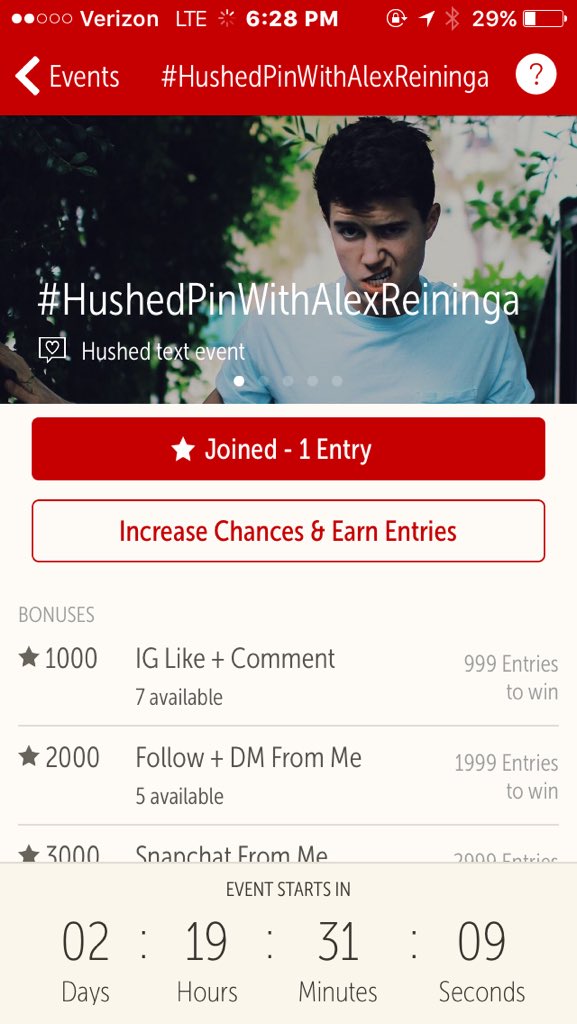 VividNolan's tweet photo. @Alex_Reininga oh my gosh so many entries for #HushedPinWithAlexReininga 🔥 https://t.co/V0Ti0D7kgJ
