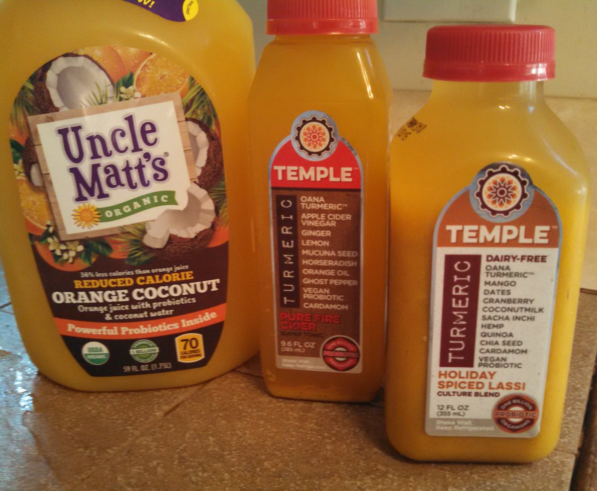 SusanBryenton's tweet photo. More great products @UncleMatts @templeturmeric w/ awesome @GanedenBC30 in them! #probiotics @LitchfieldFund https://t.co/bYsBtNWMLS