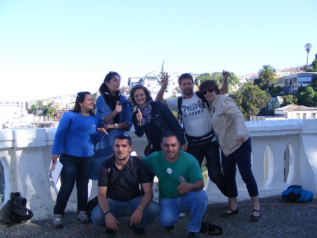 #Valparaíso es maravilloso,opinión de los operadores de turismo franceses que la recorrieron de Florida a PlayaAncha