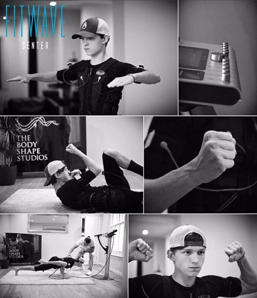 fitwavecenter's tweet photo. Tom Holland entrena con ESM para su nuevo roll en la nueva película de #SpiderMan #FitWaveCenter https://t.co/DRKebdP4rs