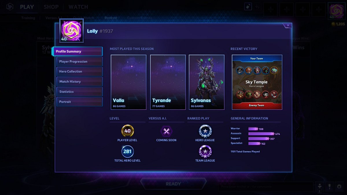 Princess_L0lly's tweet photo. Not to brag but.... @BlizzHeroes #heroesofthestorm #battletag #alphaplayer https://t.co/QHUm7jHNd4