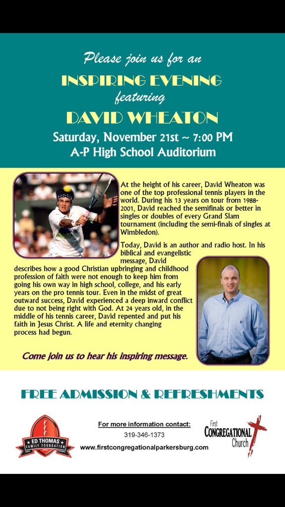 purebeans's tweet photo. You're Invited! Mr. David Wheaton!! Yours truly and the legendary @aaronwthomas will be in the house! #GetChallenged https://t.co/ohKsa6YJdH