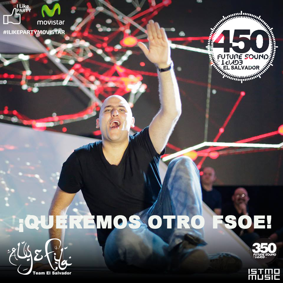 FSOE450SV's tweet photo. ¡QUEREMOS OTRO FSOE!

@alyandfila  @FsoeRecordings @FSOE450SV @istmo https://t.co/ccvTMbGPJO
