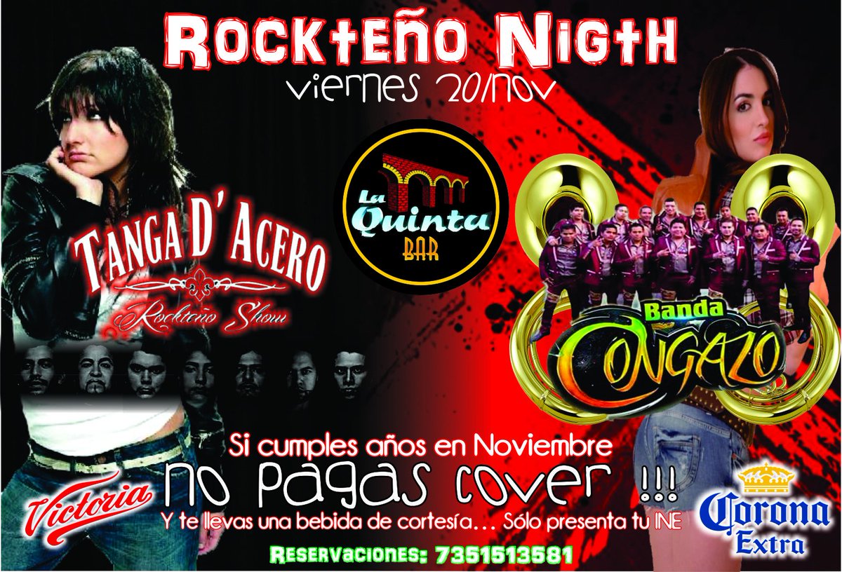 TurisTandoMor's tweet photo. Donde estan los Viernes para bailar???... Obvio sólo en La Quinta Bar !!! https://t.co/gDcnbEgFCm