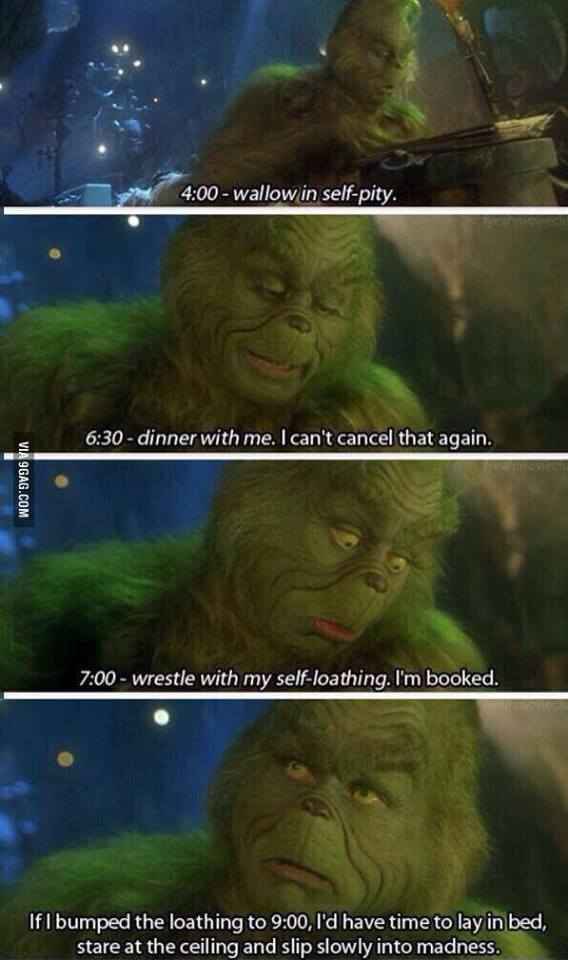 brooketressa's tweet photo. when you realize you're the grinch https://t.co/oOjiSgyu7F
