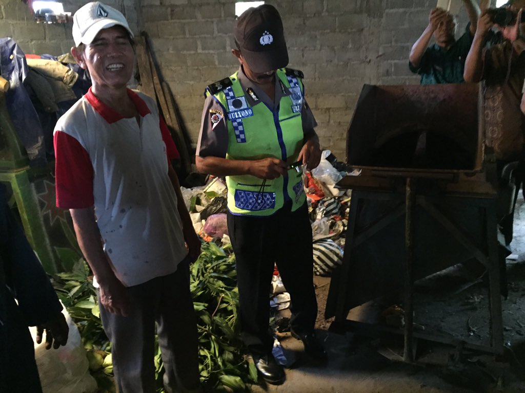 Masyarakat mengolah sampah di ds gergunung klaten. Memulai dr klpk kecil 700kk di 8RW