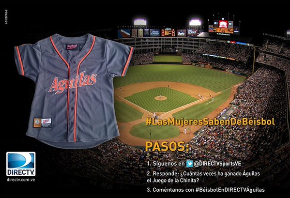 DIRECTVSportsVE's tweet photo. #LasMujeresSabenDeBéisbol ¡RT si tú también estás de acuerdo! #BéisbolenDIRECTV https://t.co/dWaxLOE6wH