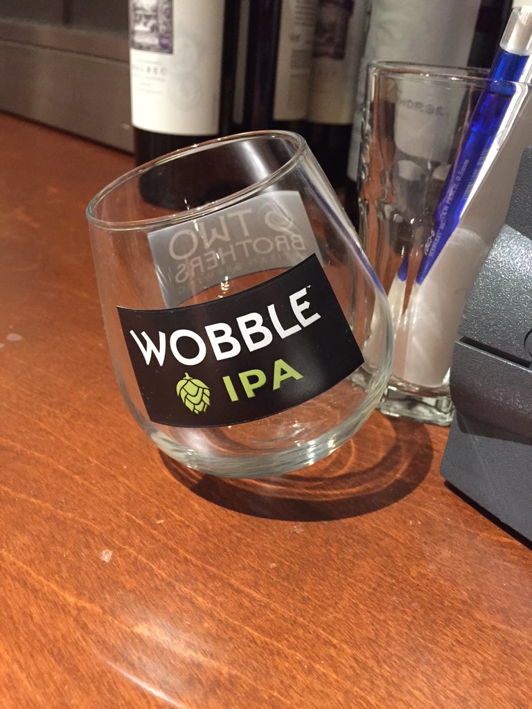 katebyrnepower's tweet photo. A true wobble out of you, cup @TwoBrothersBeer #WobbleIPA https://t.co/fhrpjUTSUe