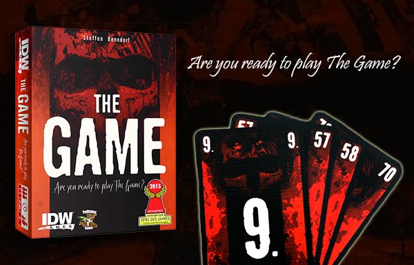 RollforCrit's tweet photo. NEW IN STOCK - The Game
@IDWgames #TheGame #cardgames #games #rollforcrit
https://t.co/XdGrNh5dHx https://t.co/xOq0p6K3os