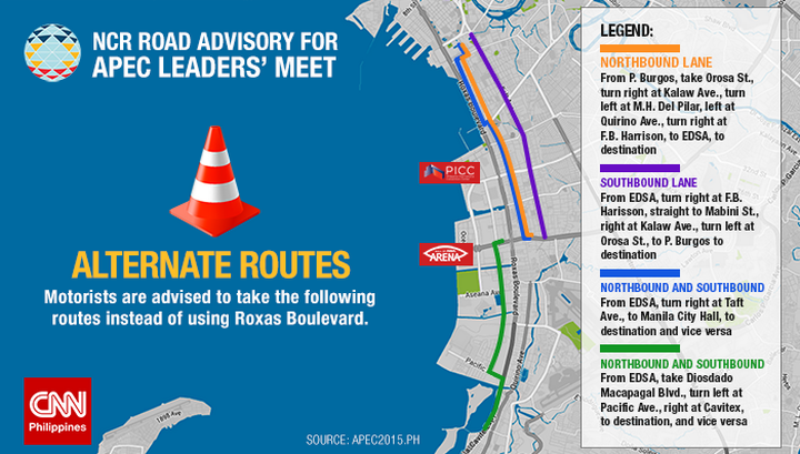newswatchplusph's tweet photo. Reminder to motorists: roads around the PICC &amp; Mall of Asia are closed starting today. https://t.co/oSizJW57wv https://t.co/aA5aw9Z9kg