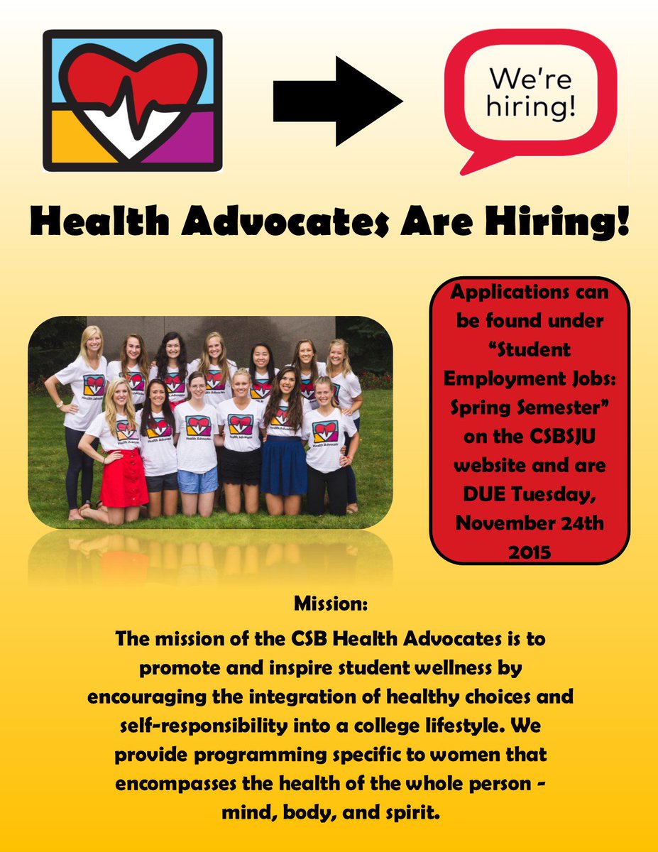 Csb Health Advocates Csbhas Twitter