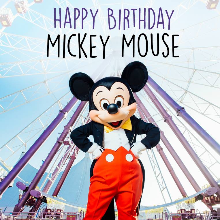 #HappyBirthdayMickeyMouse