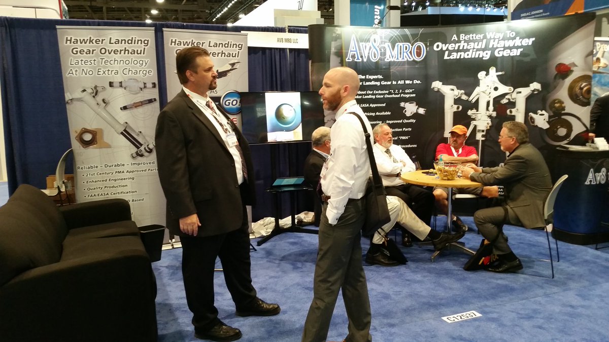 Av8MRO's tweet photo. Day one of #NBAA2015 Come see us at booth #12537 https://t.co/5lY0KOS3GX