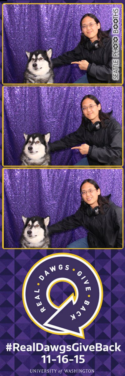 T_TimeForce's tweet photo. Hang'in with my boy, Dubs, @UW's now 7-year-old Husky mascot (Alaskan Malamut, actually). #RealDawgsGiveBack https://t.co/DcIHcuV5cj