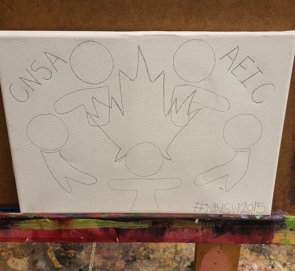YorkCNSA's tweet photo. Social paint @yorkuniversity for national nursing students' week. Nursing the Mind and creative spirit. #nnsw2015 https://t.co/anmwrzGGf1