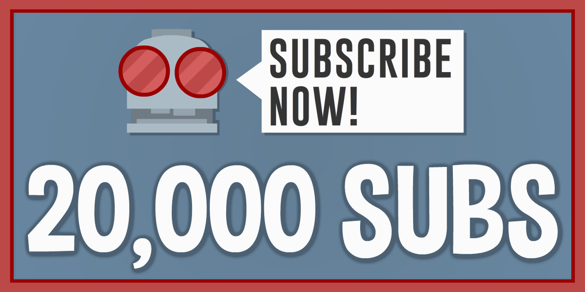 MAKBOT's tweet photo. Can we make it to 20K Subscribers by the end of the year? Please help me reach my goal :)

https://t.co/iORPzFR8ix https://t.co/iBnrcc1SJo
