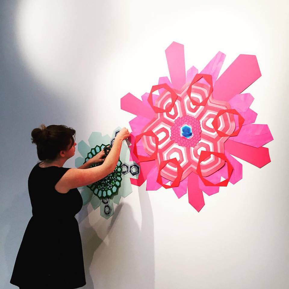 creativespro's tweet photo. @mollyrosefree 2mrw 7-9pm #gallery72 #tcpatl #PatternsOfFlight #artofcommunity #weloveatl https://t.co/rWOn4oxY7V https://t.co/YwhJQnrtzK