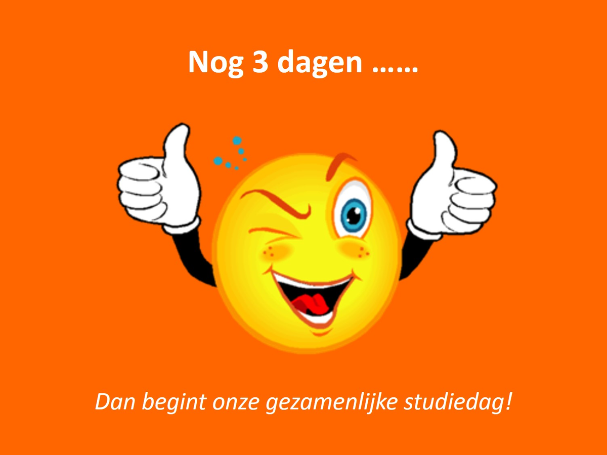 Nog 2 dagen, dan staat onze samenwerkingsdag Ouderbetrokkenheid met ouders gepland.