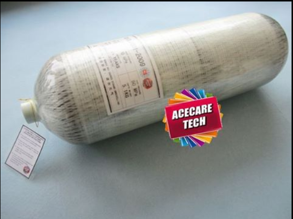 acecaretech's tweet image. 9L-30mpa firefighting cylinder Composite cylinder for SCBA with black valve.