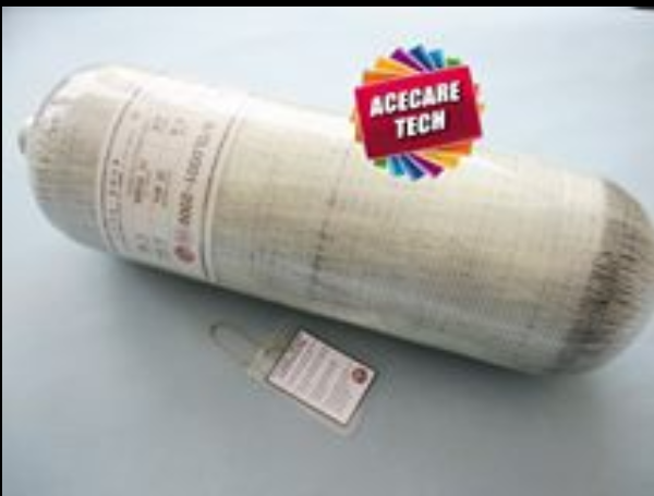 acecaretech's tweet image. 9L-30mpa firefighting cylinder Composite cylinder for SCBA with black valve.