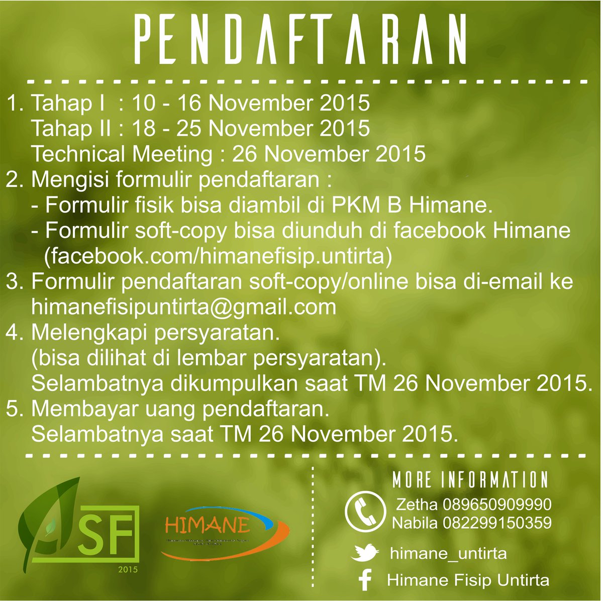 Yuk ikuti dan ramaikan acara ANE Scientific Fair 2015 :D #ASF2015 <a href="/bemfisipuntirta/">BEM FISIP UNTIRTA</a> <a href="/BemFisipUnis/">BEM FISIP UNIS</a> <a href="/BEMFISIPUMT/">BEM FISIP UMT</a>