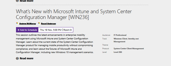jeffa36's tweet photo. Please retweet: Cancelled session from Tuesday has been rescheduled and is in schedule builder! #msauignite https://t.co/RQYH6lMEji