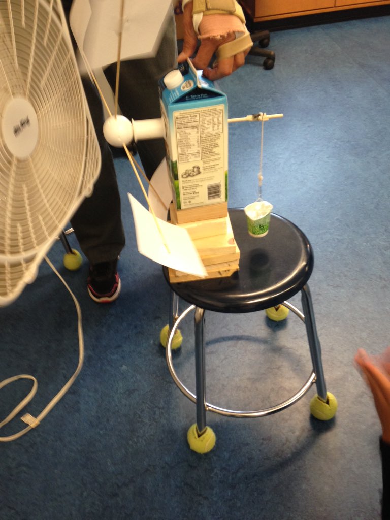 pptak11's tweet photo. Testing our windmills in science. Were able to lift up to 40 marbles! @LifeAtUSM @Usmlowerschool #usmfac https://t.co/zXsZob1VoQ