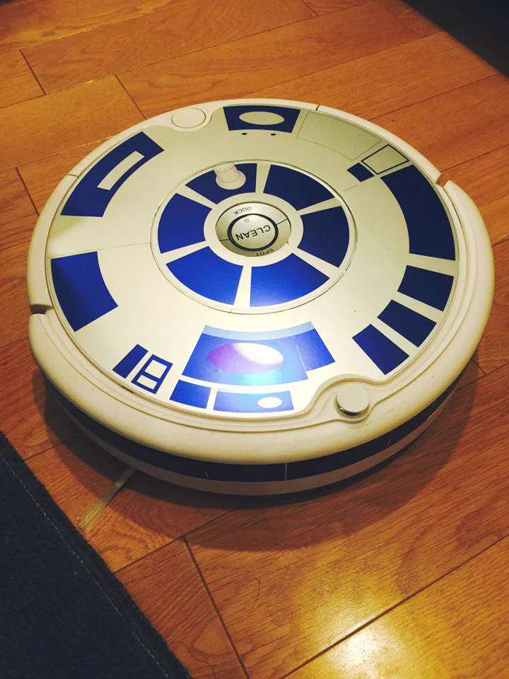 ルンバをスターウォーズの”Ｒ２Ｄ２”に改造しちゃったよ！