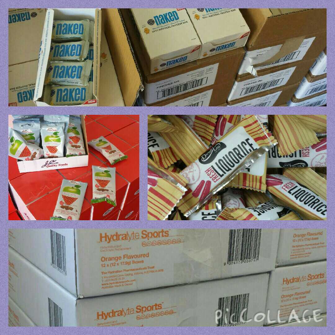 coastrek's tweet photo. 2 more sleeps! Stocking the LUV Stops @AussieBodies @jcsqualityfoods  @HydralyteSports  @DarrellLea_AU https://t.co/D5xYLy64j5