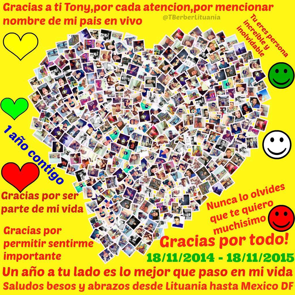 TBerberLituania's tweet photo. Gracias a ti mi @TonyBerber_  por un maravilloso ano,lleno de alegrias, sorpresas, locuras, atencion, carino, amor 😊 https://t.co/WPr7qiNXf4