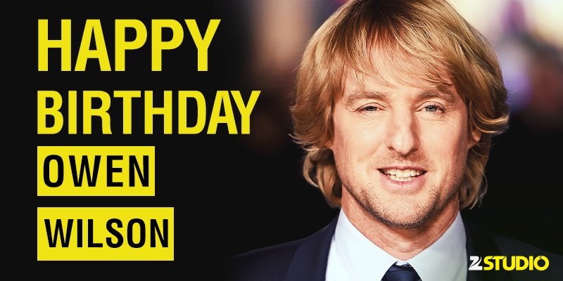 Here\s wishing the wedding crasher, Owen Wilson a very Happy Birthday! Send in your wishes now! 