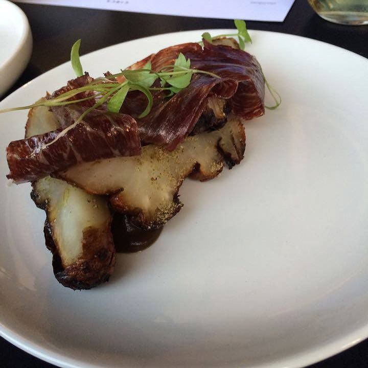 CircaThePrince's tweet photo. Jerusalem artichokes w. wagyu bresaola + black walnuts, as part of our à la carte. #CircaT… https://t.co/Gu3JwlF660 https://t.co/K89onoieia
