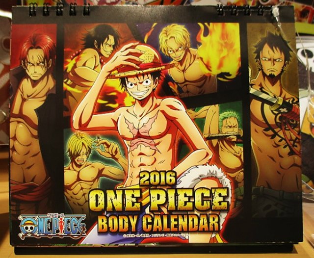 再入荷】 2016年の卓上カレンダーです♪ ONE PIECE BODY CALENDAR 2016