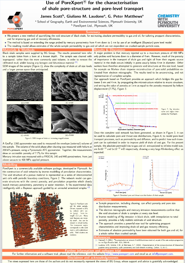 NobleGasJim's tweet photo. Well received 1st poster publication with @GMLaudone @PoreXpert_UoP! @geolsoc conference 'Properties of Mud-rocks' https://t.co/YuWda24pzy