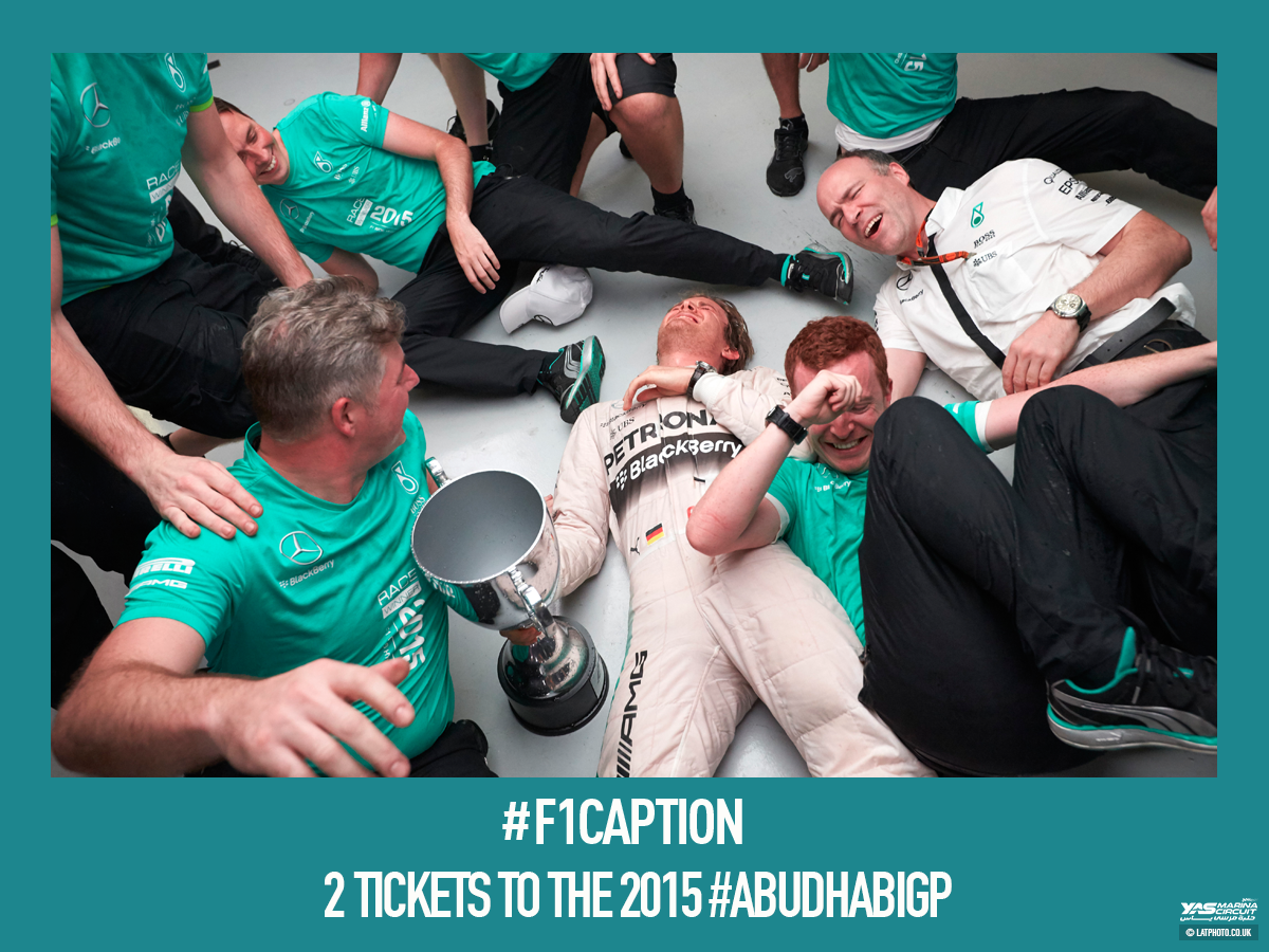 ymcofficial's tweet photo. This one's just for a little fun before the #AbuDhabiGP, but we still want to see your best #F1Caption https://t.co/xjR3h7mqzP