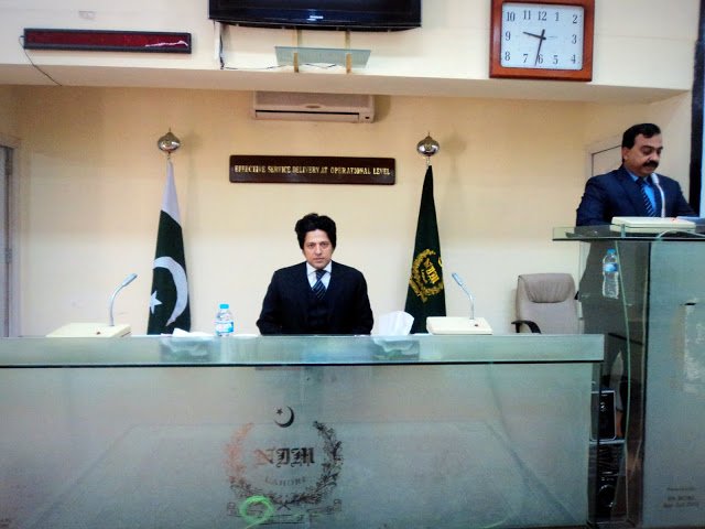 PmduPakistan's tweet photo. PMDU Team Lead Mr. Adnan Gilani gave a lecture on China Pakistan Economic Corridor at NIMS Lahore https://t.co/1rtquVMEUe