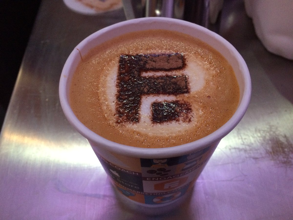 weareEF's tweet photo. Early morning start? Need some energy? Our special #barista coffee is being served! Visit stand 14 #mme15 now! https://t.co/wVZUG0UOME