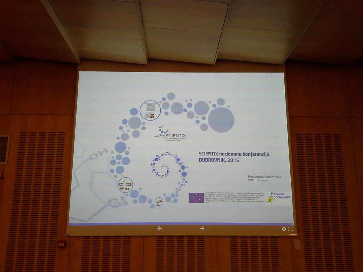 scientix_eu's tweet photo. #ScientixCroatia Conference has just started! During the #ScientixWeek #ScientixWorks like crazy! https://t.co/fvnoRVsvhb