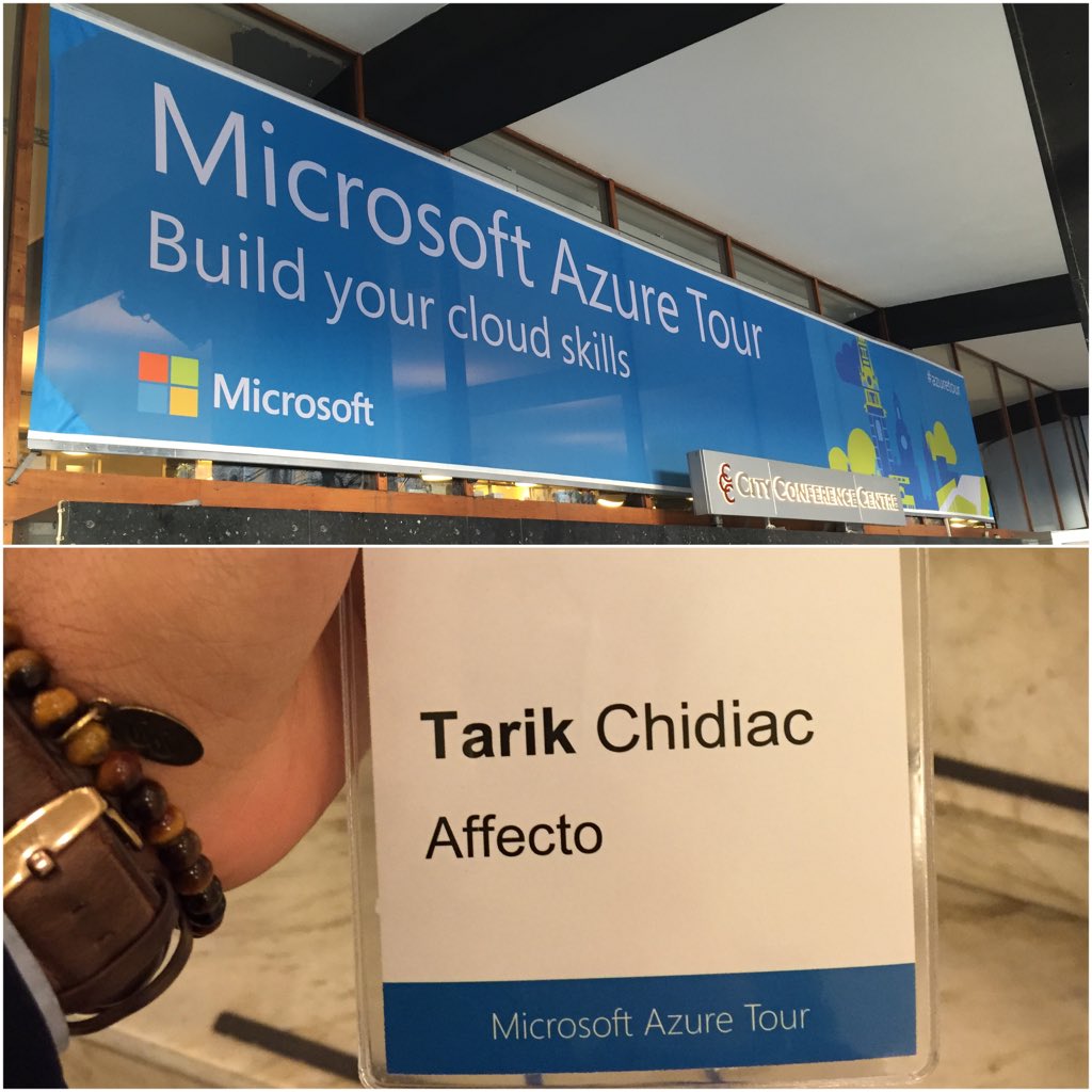 Looking forward to an exciting day! #azuretour #azure #Microsoft #sthlm