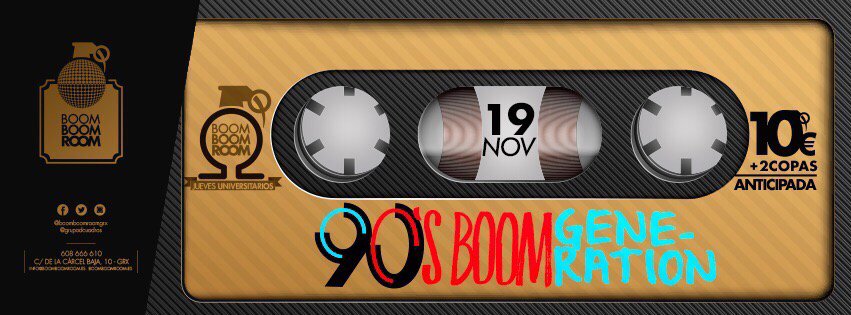 bbrcollege1's tweet photo. Recordar que ya están a la venta las entradas anticipadas de este jueves 90'S BOOM GENERATION busca a tu rrpp o MD https://t.co/wVsU5ZW0FY