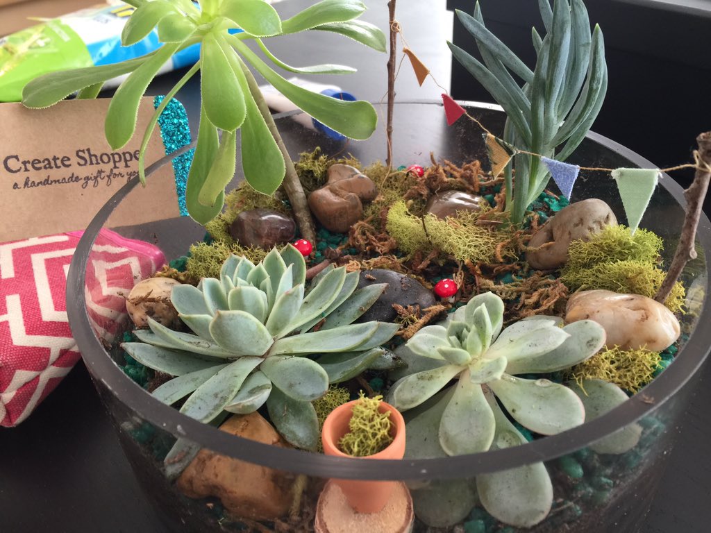 lomadia's tweet image. Still need to hot glue a fairy table out of twigs and put in some bits, but very happy I Kickstarted this!